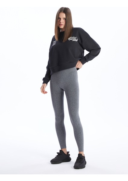 Yeni Sezon Kadın Beli Lastikli Düz Tayt fiyatları