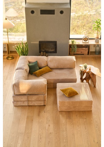 Good Night Kanyon Yeni Nesil Çok Amaçlı Köşe Koltuk 1 Ürün 5 Modül