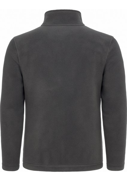 Erkek Tam Fermuarlı 3 Cepli Gri Polar modelleri