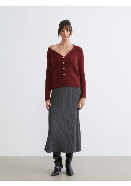 Yeni Sezon V Yaka Kadın Triko Hırka fiyatları