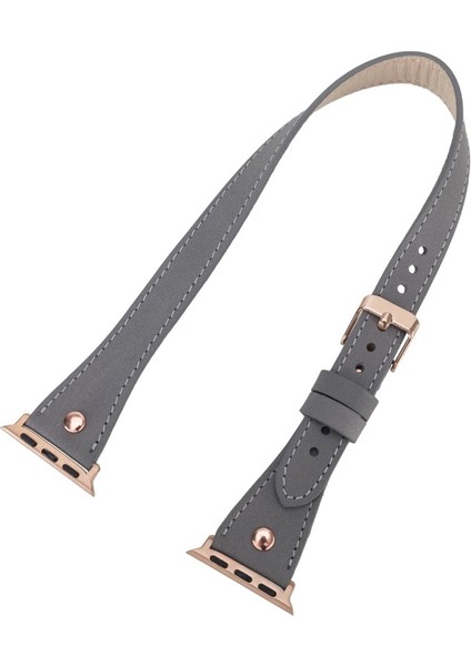 Apple Watch Uyumlu Deri Kordon 42-44-45MM Slim Dt Rgrst9 modelleri