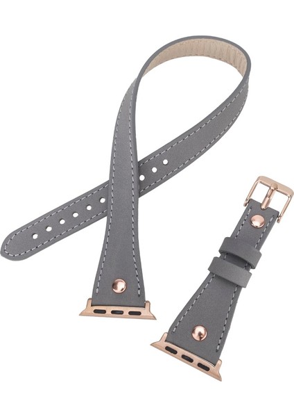 Apple Watch Uyumlu Deri Kordon 42-44-45MM Slim Dt Rgrst9 fırsatları