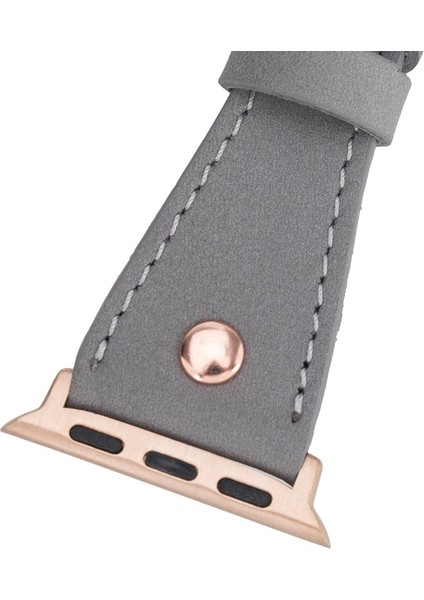 Apple Watch Uyumlu Deri Kordon 42-44-45MM Slim Dt Rgrst9 indirimleri