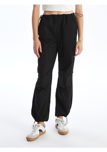Yeni Sezon Kadın Beli Lastikli Düz Paraşüt Pantolon fiyatları