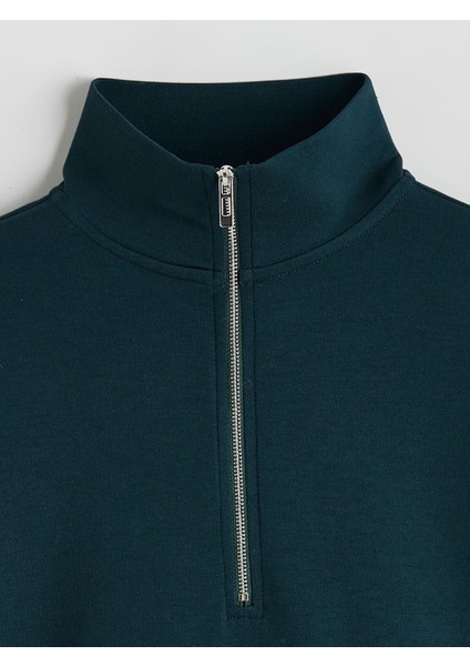 Yeni Sezon Dik Yaka Kadın Sweatshirt fiyatları