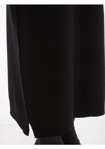 Yeni Sezon Beli Lastikli Kadın Triko Etek modelleri