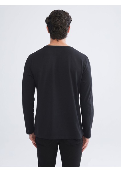 Yeni Sezon Bisiklet Yaka Uzun Kollu Erkek Tişört fırsatları