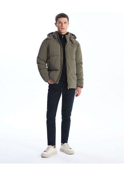 Yeni Sezon Standart Kalıp Kapüşonlu Erkek Şişme Mont fiyatları