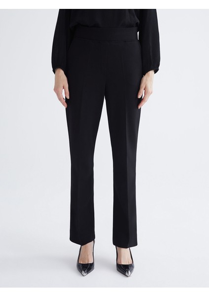 Yeni Sezon Standart Fit Ispanyol Paça Kadın Pantolon fiyatları