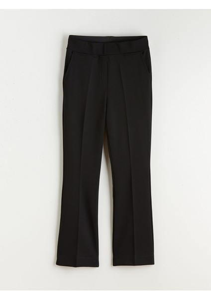 Yeni Sezon Standart Fit Ispanyol Paça Kadın Pantolon indirimleri