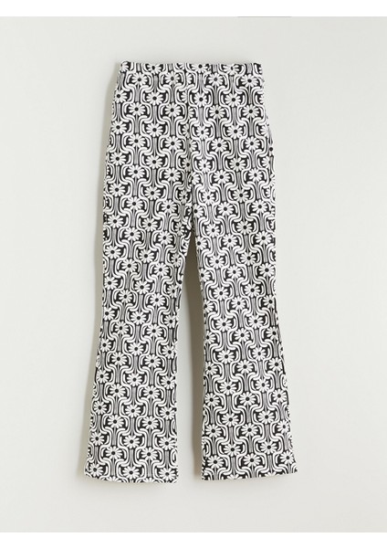 Yeni Sezon Çiçekli Ispanyol Paça Kız Çocuk Tayt 2'li fiyatları