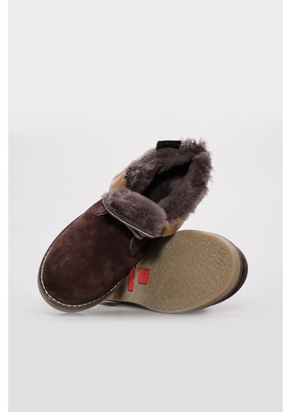 Hakiki Deri Kürklü Kadın Klasik Bot 257KZA2024 modelleri