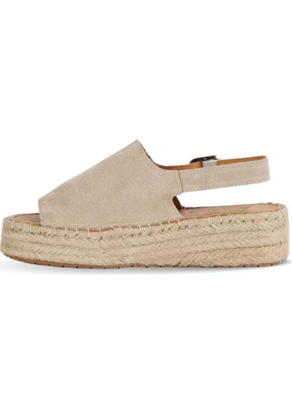 Bej Süet Kadın Düz Sandalet 14WS72500 14WS72500 modelleri