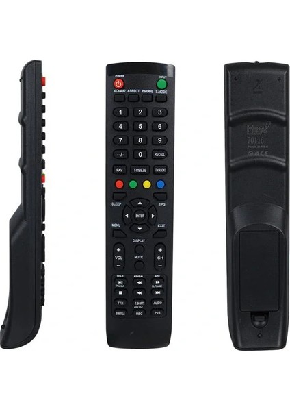 Vestel - Altus - Arçelik - Beko - Arctic - Blomberg Küçük Kalıp LCD LED Tv Kumandası