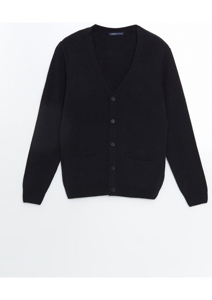 Yeni Sezon Standart Kalıp V Yaka Erkek Triko Hırka indirimleri