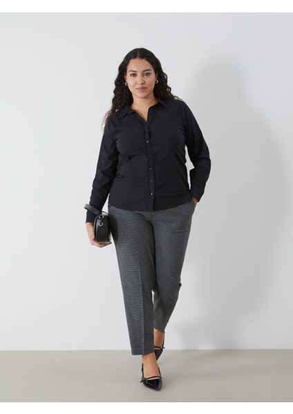 Yeni Sezon Beli Lastikli Desenli Kadın Pantolon fiyatları