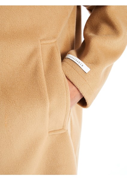 Yeni Sezon Standart Kalıp Ceket Yaka Erkek Kaşe Kaban modelleri