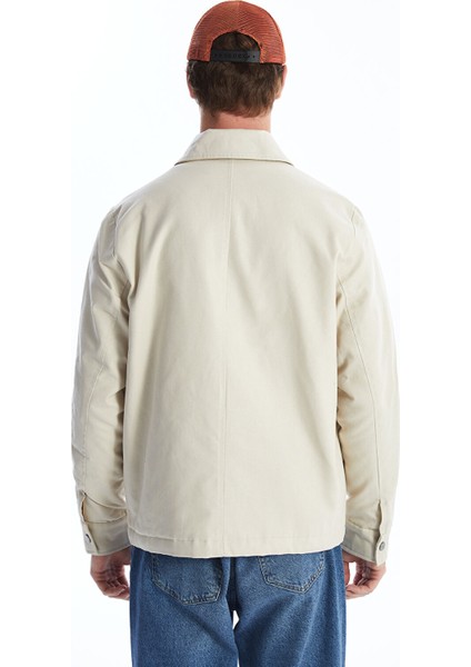 Yeni Sezon Standart Kalıp Ceket Yaka Gabardin Erkek Mont indirimleri