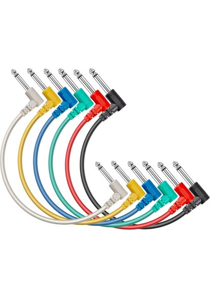 Pedset2 Pedal Kablosu 6 Adet Farklı Renklerde ( 30 Cm.)