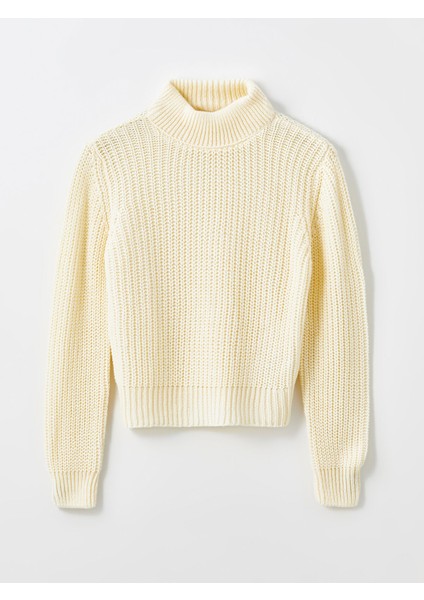 Yeni Sezon Yarım Balıkçı Yaka Kadın Triko Kazak indirimleri