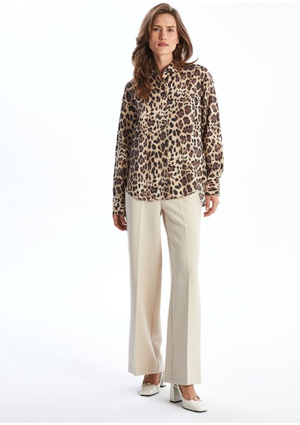 Yeni Sezon Leopar Desenli Kadın Gömlek fiyatları