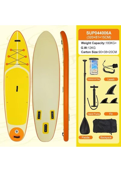 Naviair Paddle Şişme Sup Board/stand Up Paddle Board 320X83X15 cm Turuncu fiyatları