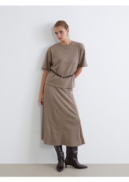 Yeni Sezon Beli Lastikli A Kesim Etek