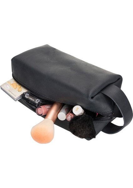 Deri Bakım ve Seyahat Çantası, M Beden, Aa1 Siyah fiyatları