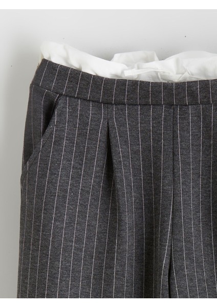 Yeni Sezon Beli Lastikli Pileli Kız Çocuk Pantolon fiyatları