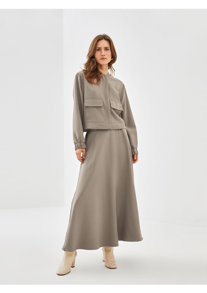 Yeni Sezon Beli Lastikli Kadın Etek