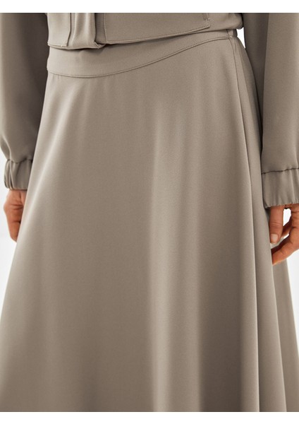 Yeni Sezon Beli Lastikli Kadın Etek modelleri