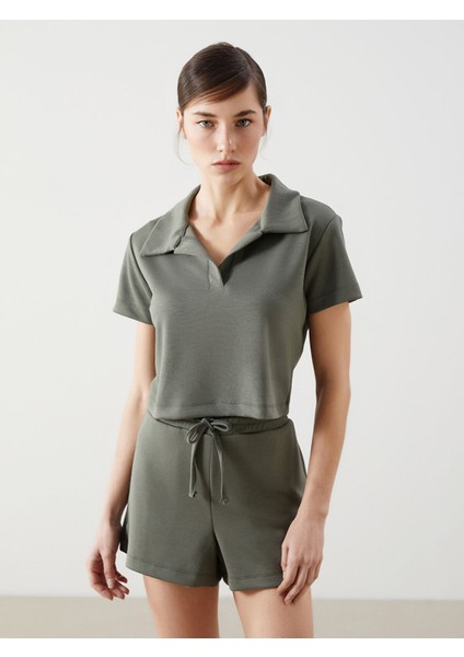 Yeni Sezon Polo Yaka Kadın Tişört