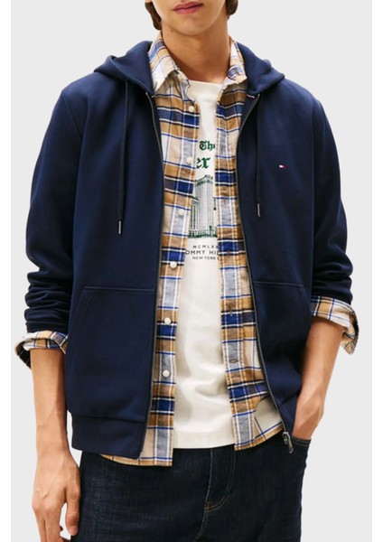 Pamuklu Regular Fit Kapüşon Yaka Sweat Erkek Sweat MW0MW37243 Dw5