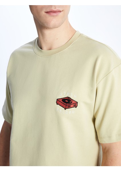 Yeni Sezon Bisiklet Yaka Kısa Kollu Baskılı Erkek Tişört fırsatları