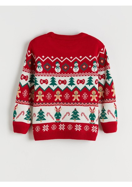 Yeni Sezon Yılbaşı Temalı Erkek Çocuk Triko Kazak fiyatları