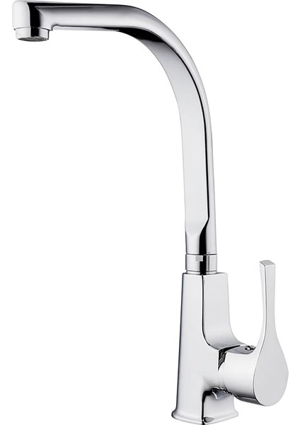 Sora Mutfak Evye Bataryası Musluğu Paslanmaz Garantili Çift Su Girişli