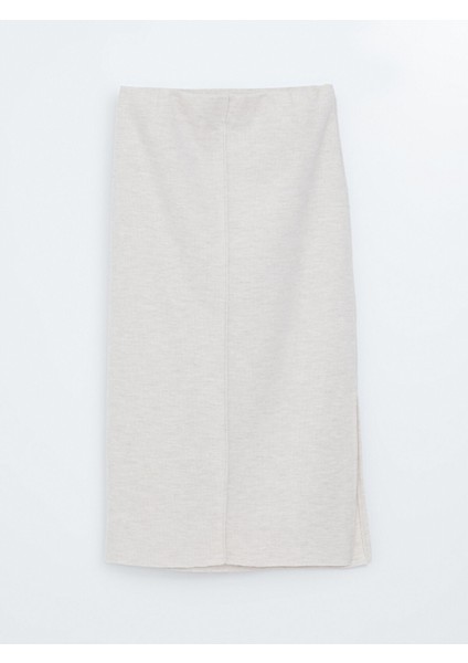 Yeni Sezon Beli Lastikli Dar Fit Kadın Triko Etek indirimleri