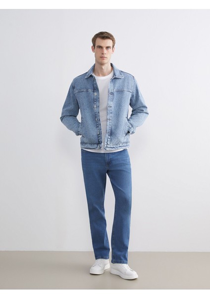 Yeni Sezon Rahat Kalıp Erkek Jean Ceket fiyatları