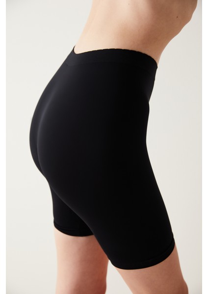 Nu Basic Siyah Kısa Tayt modelleri