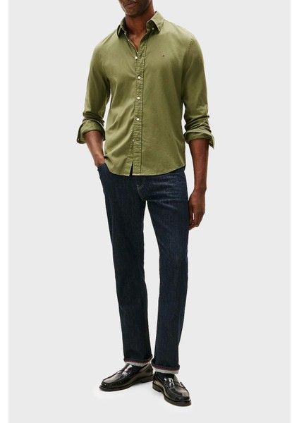 Pamuklu Regular Fit Logolu Uzun Kollu Gömlek Erkek Gömlek MW0MW40469 Plı modelleri