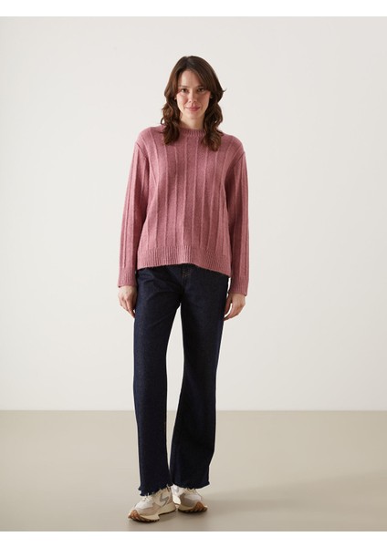 Yeni Sezon Bisiklet Yaka Çizgili Kadın Triko Kazak fiyatları