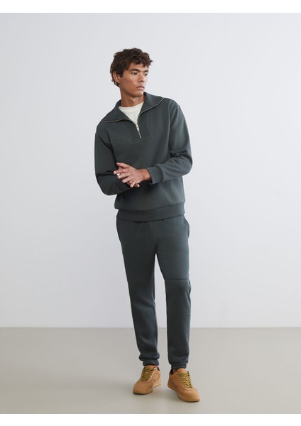 Yeni Sezon Standart Kalıp Kalın Erkek Jogger Eşofman Altı