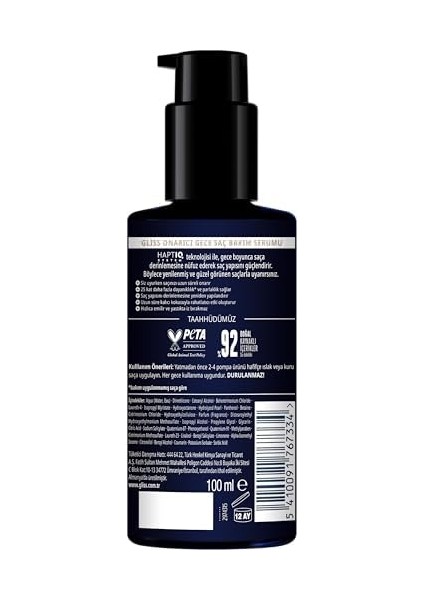 Gliss Night Elixir Nemlendirici Gece Bakım Serumu, 100ML fiyatları