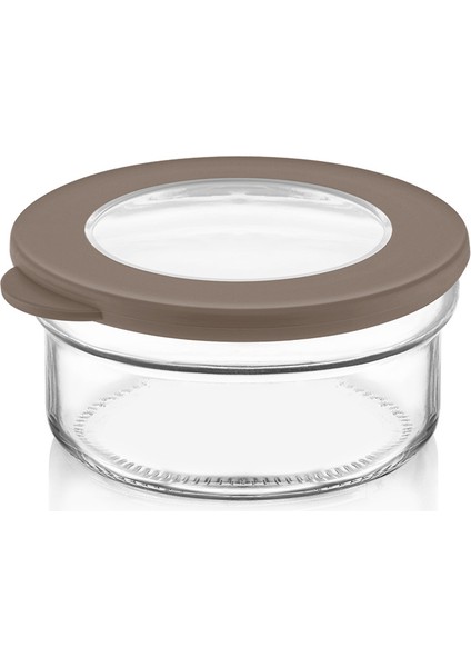 4'lü Cam Saklama Kabı Seti - Kahvaltılık, Erzak Saklama Kabı - Içini Gösteren Kapak - 4 x 415CC -Bpa Free fiyatları