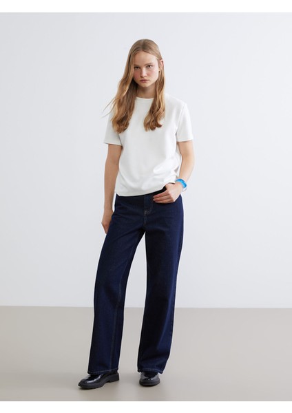 Yeni Sezon Wideleg Kadın Jean Pantolon