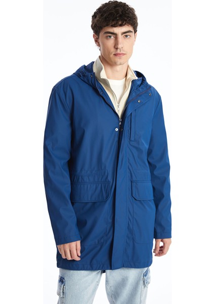 Yeni Sezon Standart Kalıp Kapüşonlu Erkek Mont