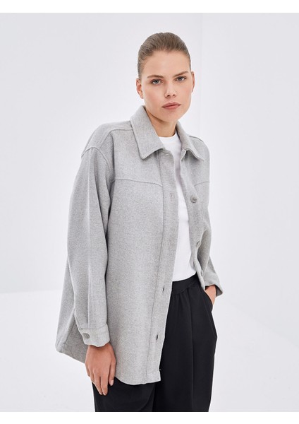 Yeni Sezon Oversize Kadın Gömlek Ceket