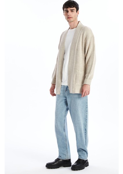 Yeni Sezon Standart Kalıp Şal Yaka Erkek Triko Hırka fiyatları