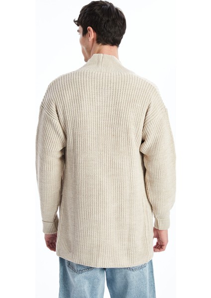 Yeni Sezon Standart Kalıp Şal Yaka Erkek Triko Hırka fırsatları