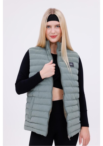 Kadın Nova Kumaş Şişme Yelek - Iç Cepli modelleri